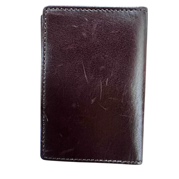 Coach Vintage Mahogany brown water buffalo card wallet - Picture 3 of 11